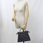 Fendi 2-Way Peekaboo Handbag Jacquard — view 9