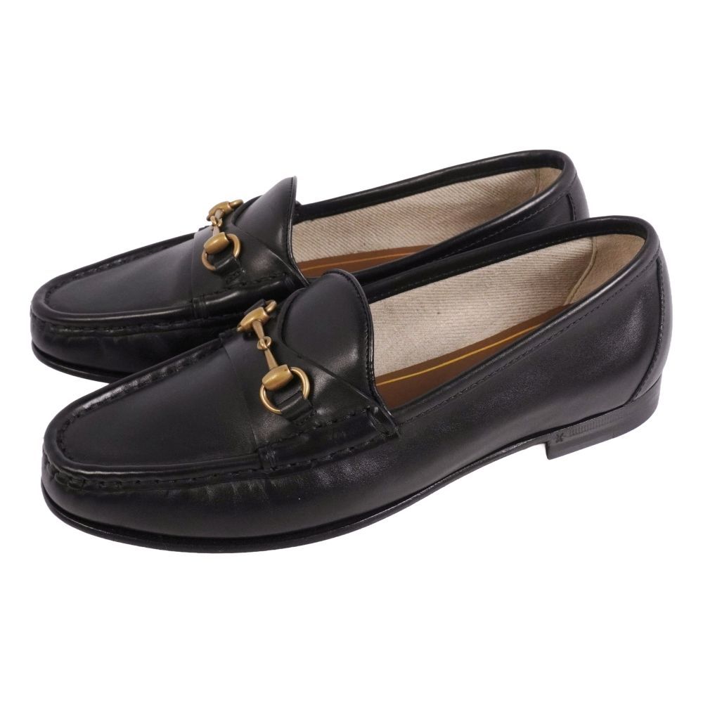 Gucci Loafers Moccasins Horsebit Leather Shoes — view 2