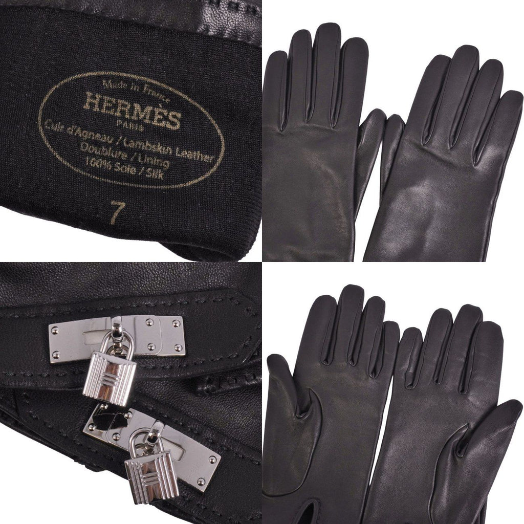 Hermes Gloves Kelly Cadena Padlock — view 5
