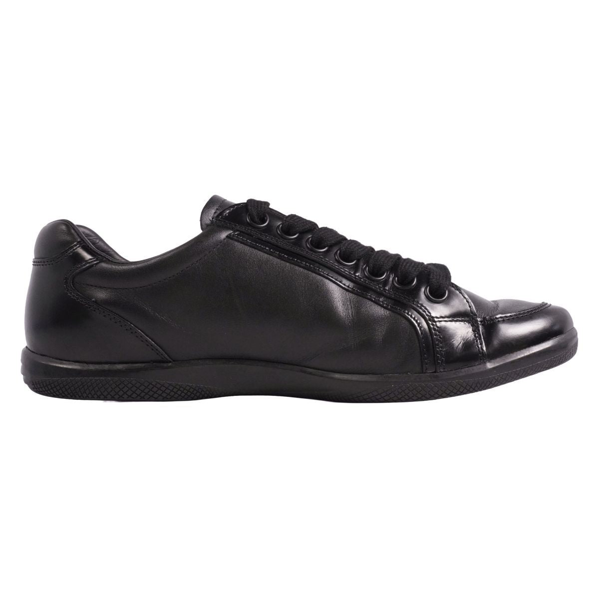 Prada Sneakers Lace Up Low Cut Leather — view 7