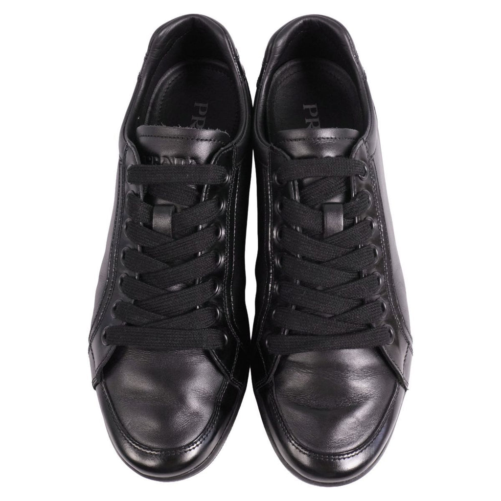 Prada Sneakers Lace Up Low Cut Leather — view 4