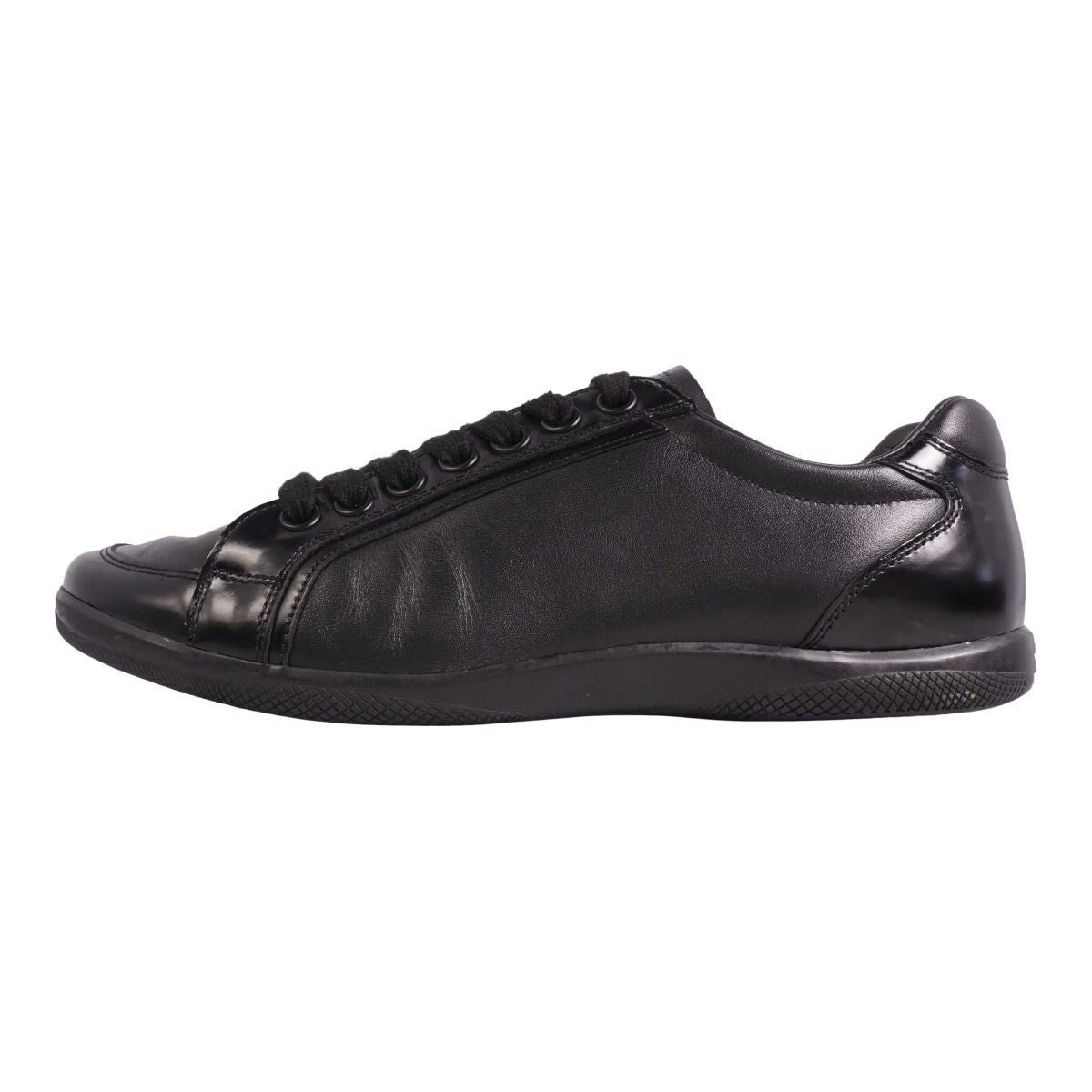 Prada Sneakers Lace Up Low Cut Leather — view 6