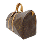 Louis Vuitton Boston Bag Monogram Canvas Keepall 45 Brown Large Going — view 4