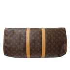 Louis Vuitton Boston Bag Monogram Canvas Keepall 45 Brown Large Going — view 3