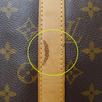 Louis Vuitton Boston Bag Monogram Canvas Keepall 45 Brown Large Going — view 8