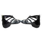 Chanel Flat Sandals Silver Black 37c — view 3
