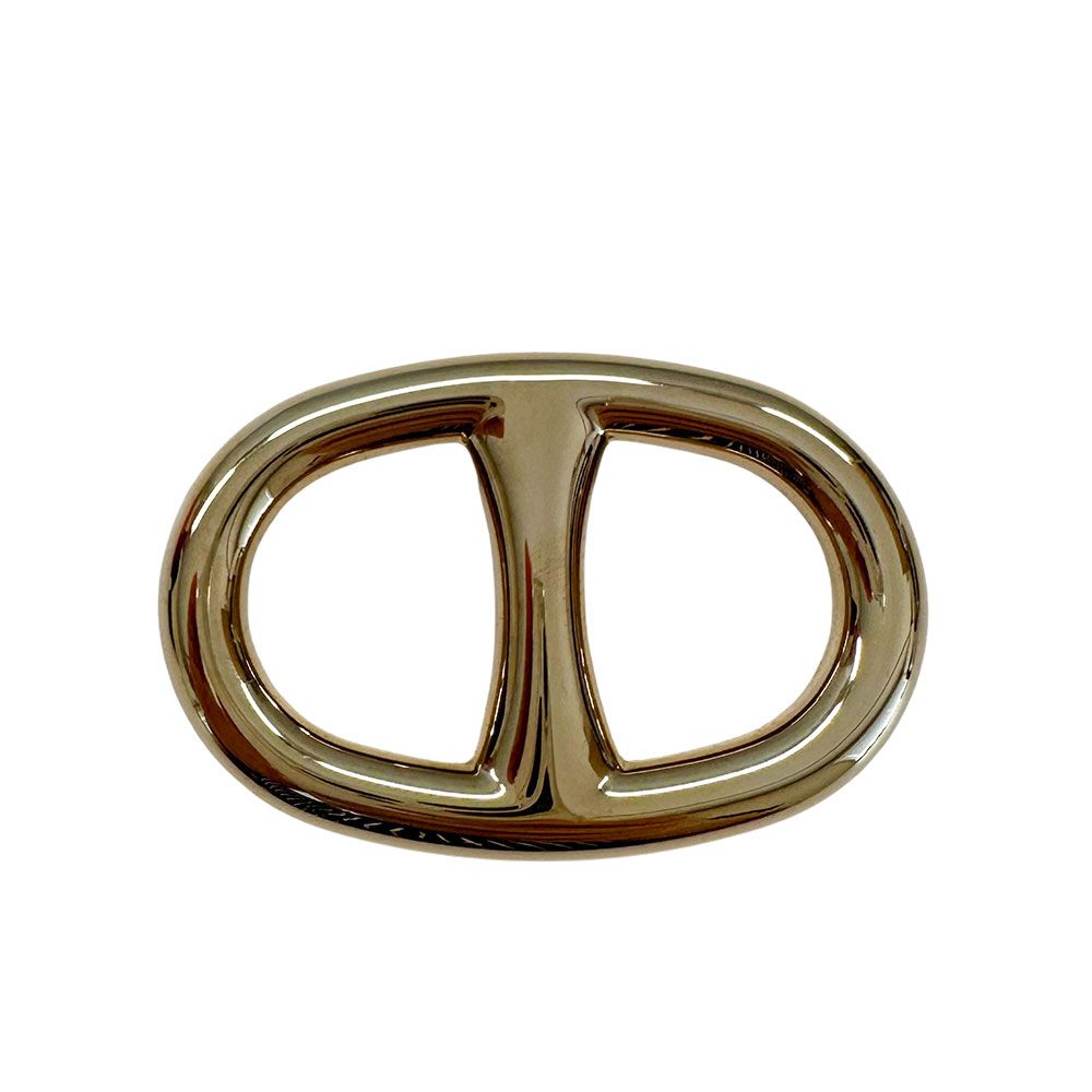 Hermes Scarf Ring Chaine D'ancre Metal Gold Accent — view 2