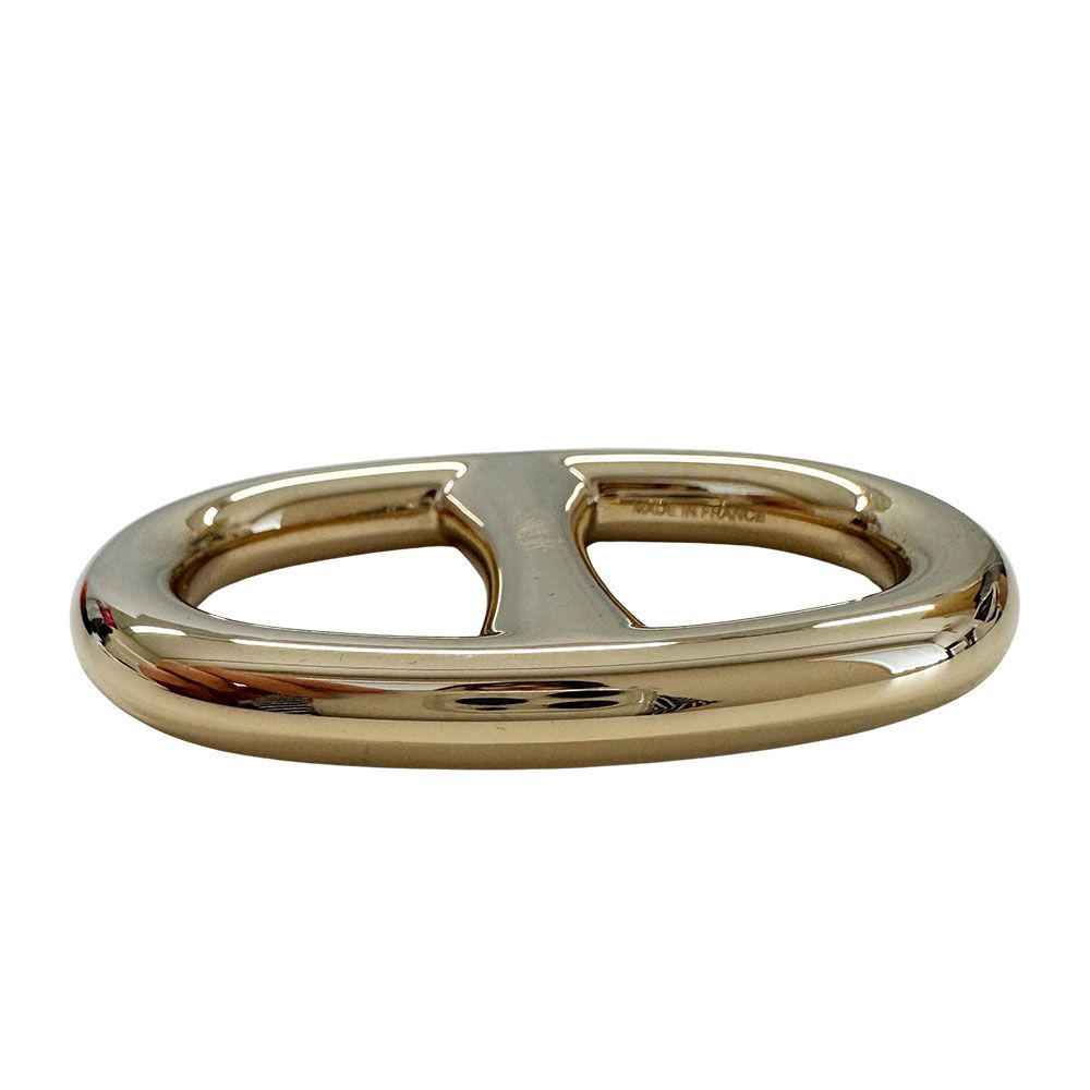 Hermes Scarf Ring Chaine D'ancre Metal Gold Accent — view 4