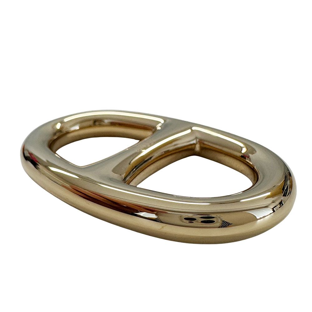 Hermes Scarf Ring Chaine D'ancre Metal Gold Accent — view 6