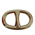 Hermes Scarf Ring Chaine D'ancre Metal Gold Accent