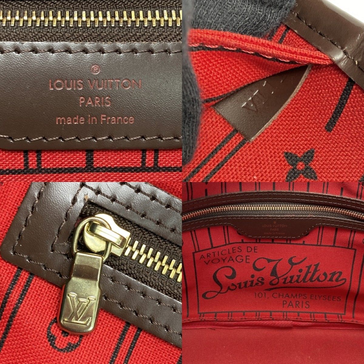 Louis Vuitton Damier Neverfull PM Tote — view 4
