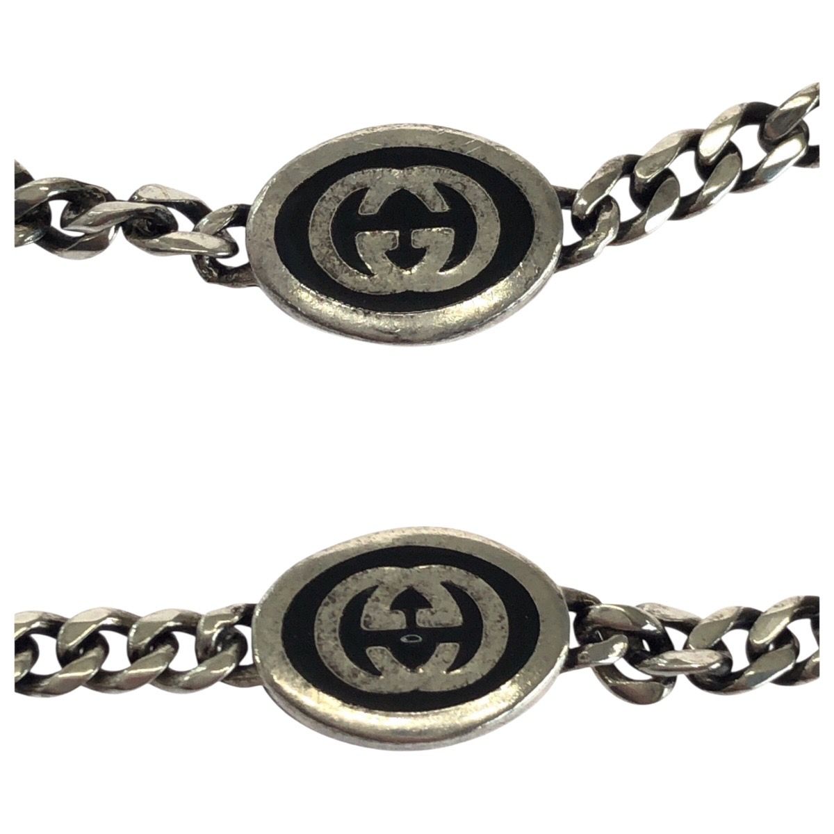 Gucci Interlocking 925 Sterling Silver Bracelet — view 3