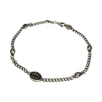 Gucci Interlocking 925 Sterling Silver Bracelet