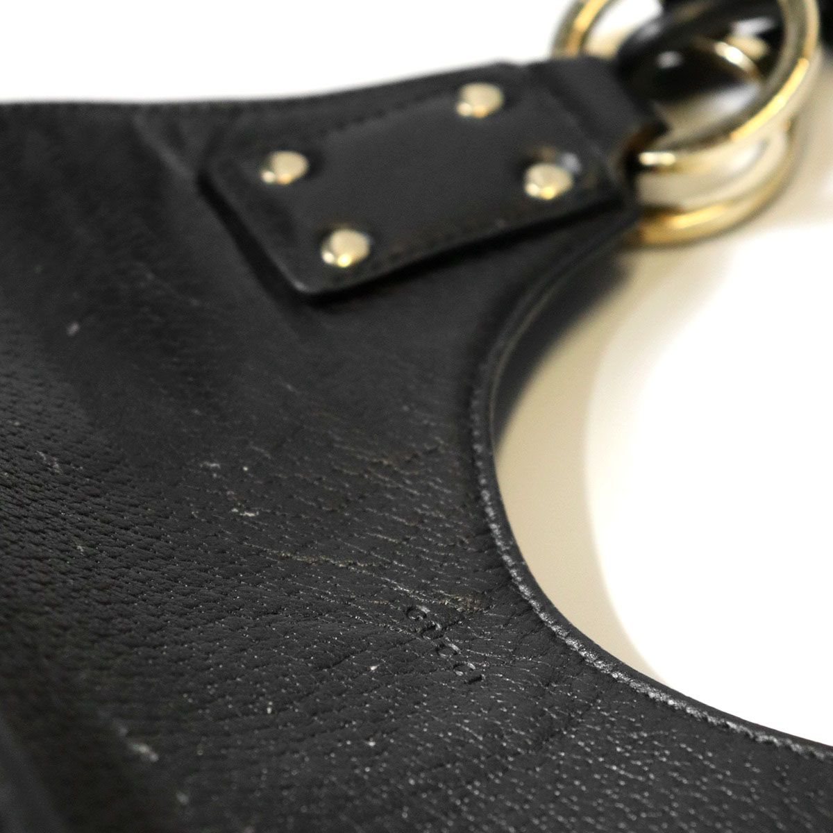 Gucci Shoulder Bag Leather Black — view 6