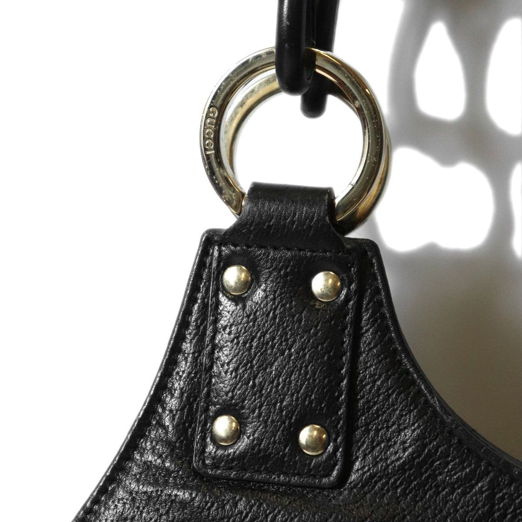 Gucci Shoulder Bag Leather Black — view 7