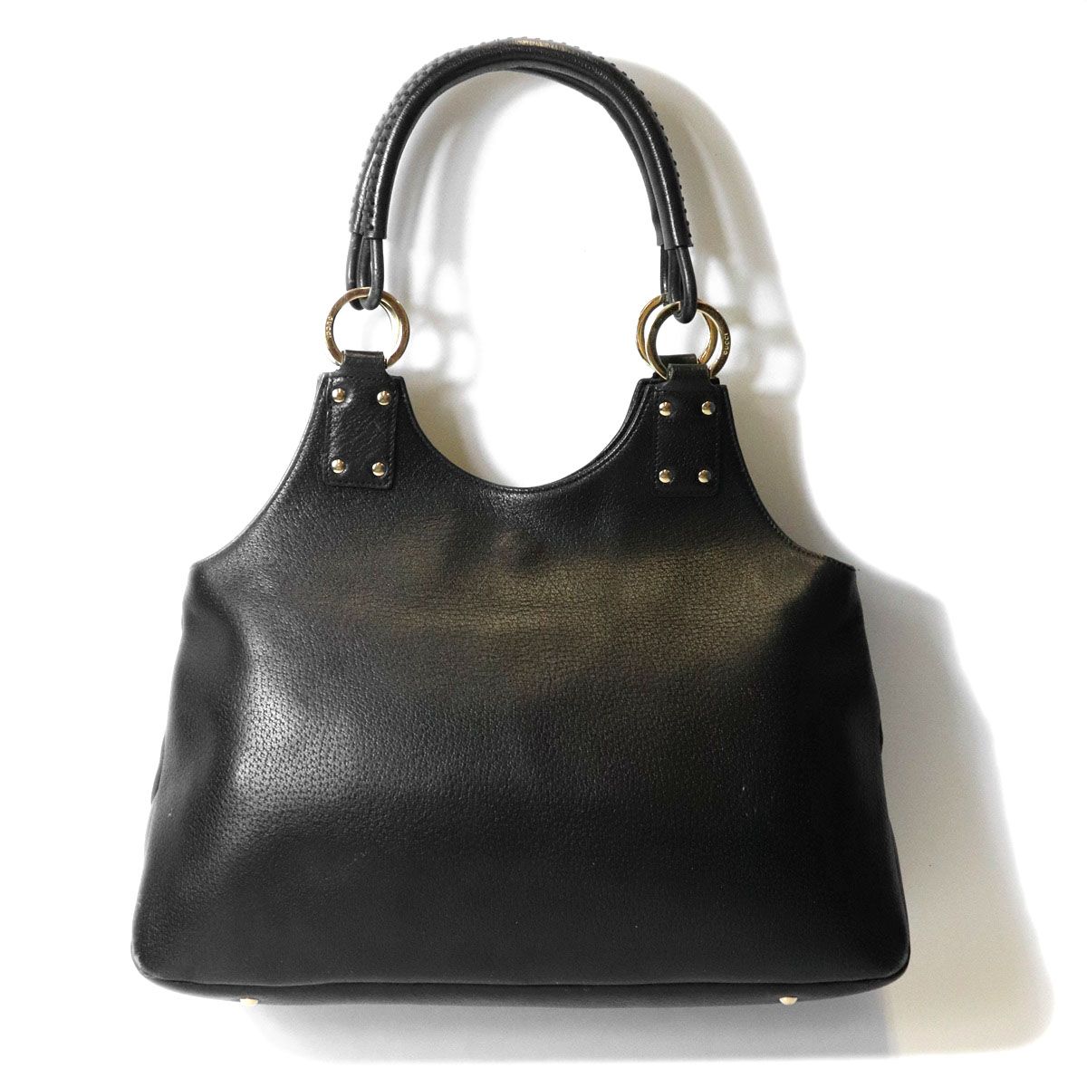 Gucci Shoulder Bag Leather Black — view 2