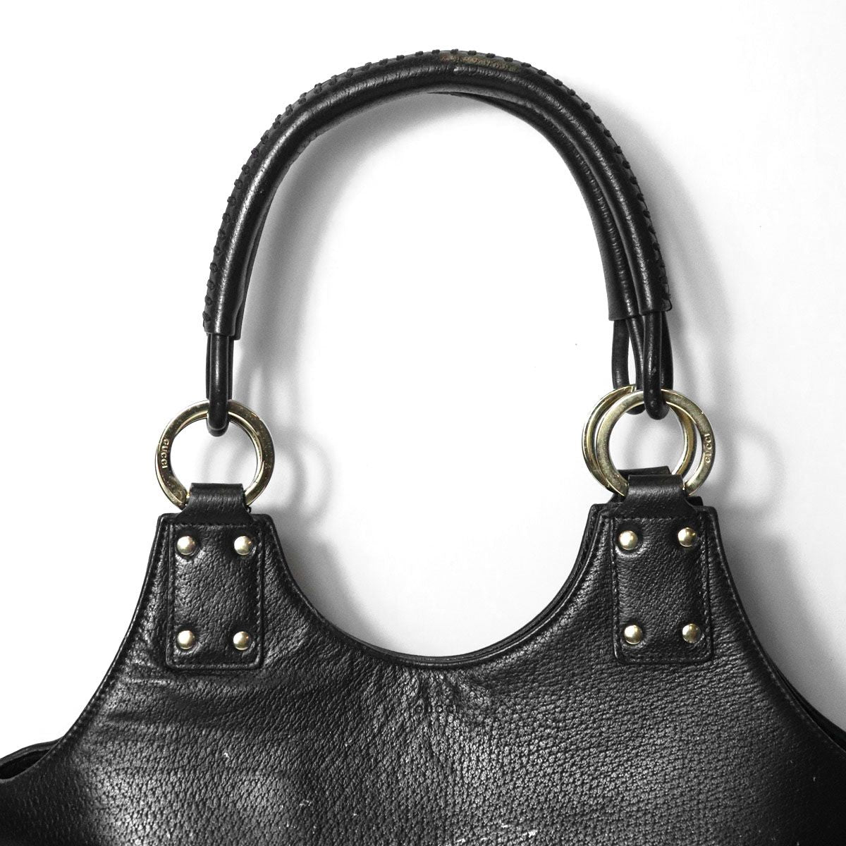 Gucci Shoulder Bag Leather Black — view 3
