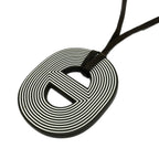 Hermes Necklace Fidelio Dark Brown White