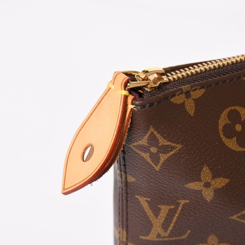 Louis Vuitton Iena MM Tote Bag Monogram Brown Gold — view 6