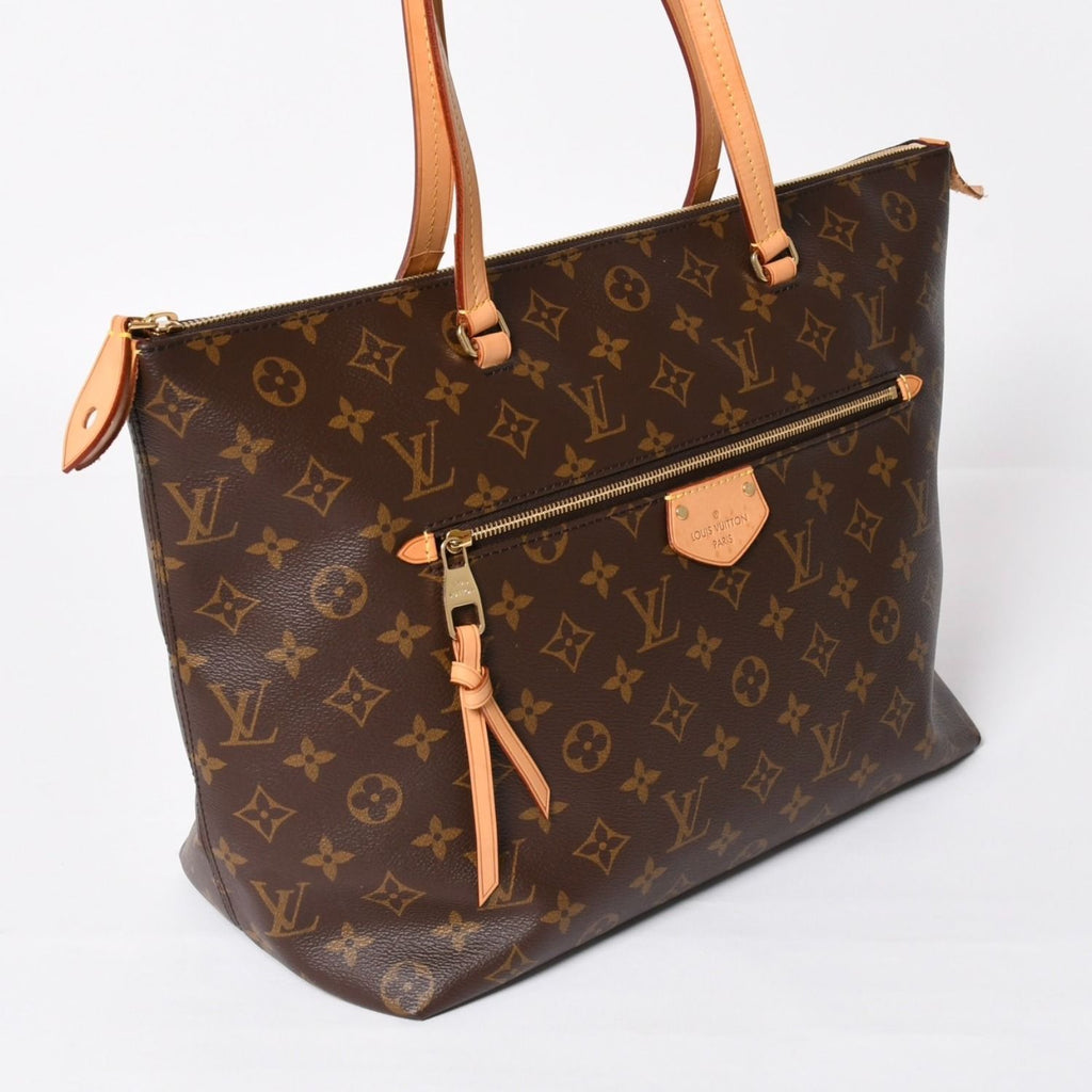 Louis Vuitton Iena MM Tote Bag Monogram Brown Gold — view 3