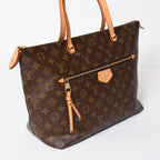 Louis Vuitton Iena MM Tote Bag Monogram Brown Gold — view 3