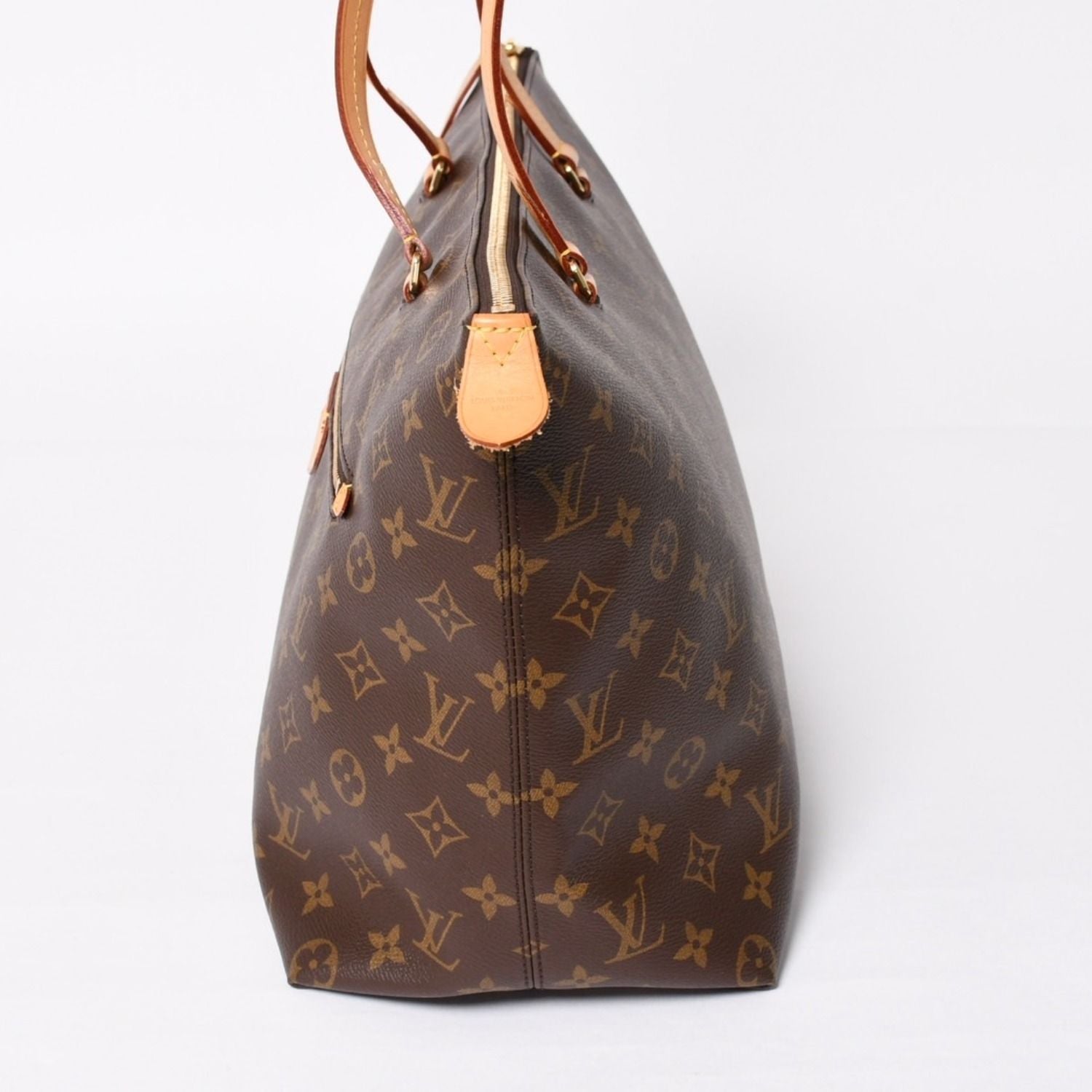 Louis Vuitton Iena MM Tote Bag Monogram Brown Gold — view 4