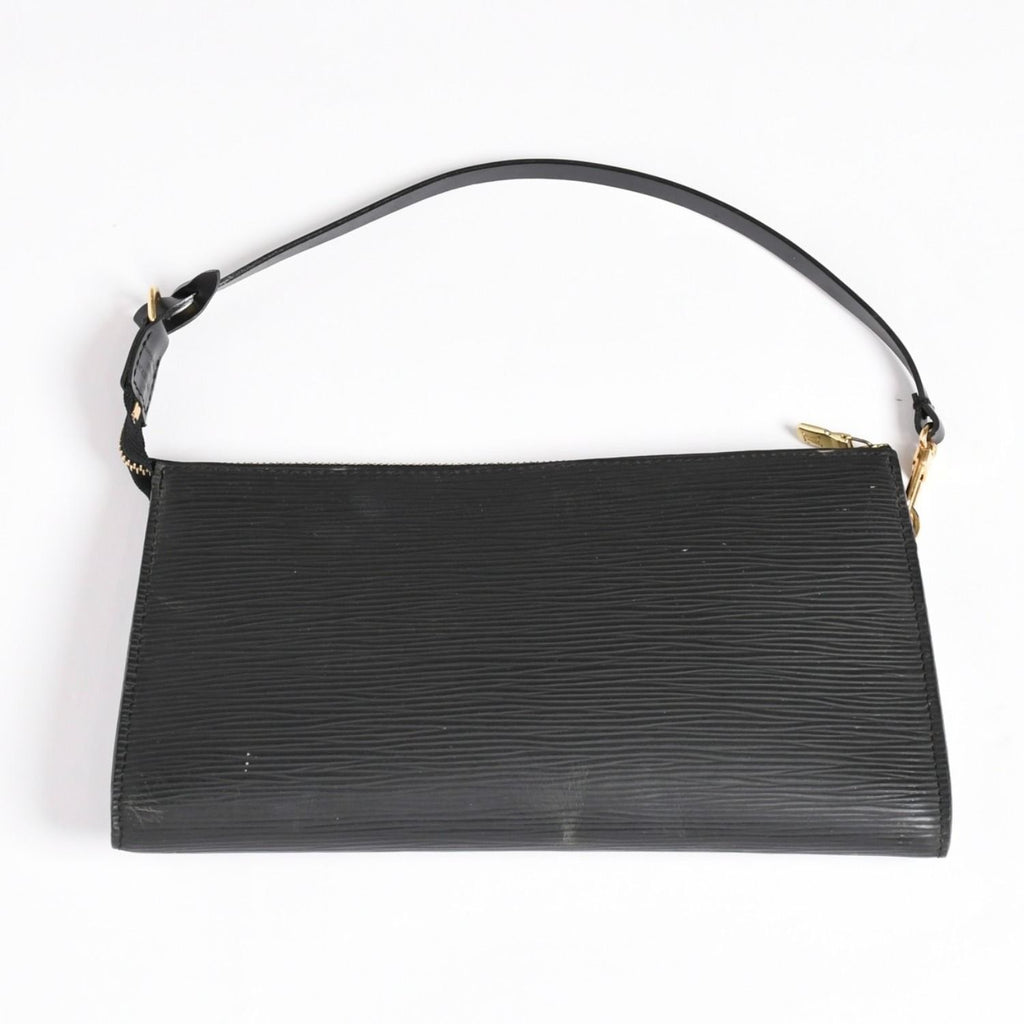 Louis Vuitton Pochette Accessoires Pouch Epi Black Gold — view 2
