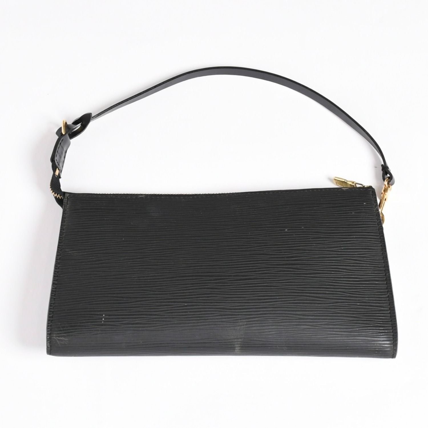 Louis Vuitton Pochette Accessoires Pouch Epi Black Gold — view 2