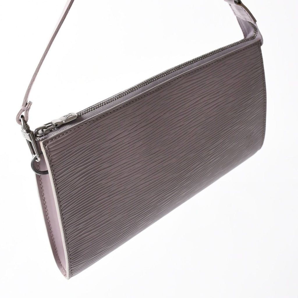 Louis Vuitton Pochette Accessoires Pouch Epi Lavender Silver — view 3