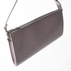 Louis Vuitton Pochette Accessoires Pouch Epi Lavender Silver — view 3