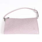 Louis Vuitton Pochette Accessoires Pouch Epi Lavender Silver