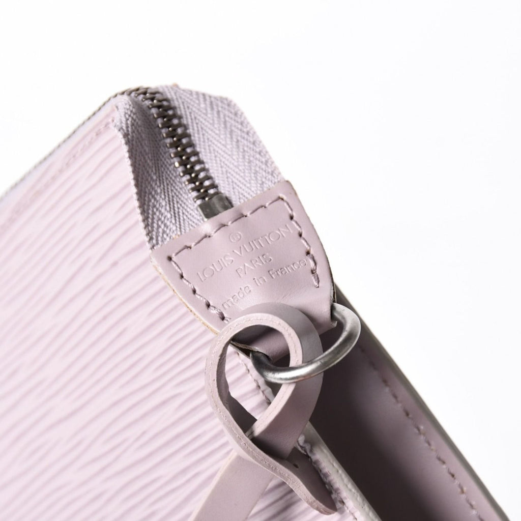 Louis Vuitton Pochette Accessoires Pouch Epi Lavender Silver — view 5