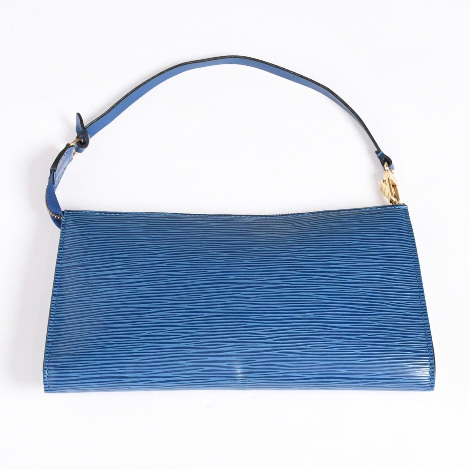 Louis Vuitton Pochette Accessoires Bag Epi Leather Blue — view 2