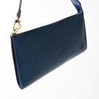 Louis Vuitton Pochette Accessoires Bag Epi Leather Blue — view 3