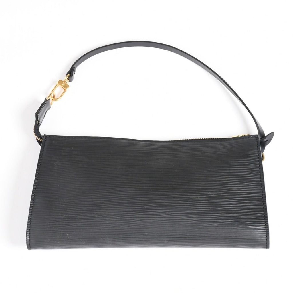 Louis Vuitton Pochette Accessoires Pouch Epi Black Gold — view 2