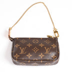 Louis Vuitton Monogram Mini Pochette Accessoires Pouch Brown — view 2