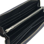Loewe Wallet Zip Around Stars Navy Ivory Star Leather — view 3