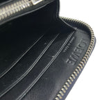Loewe Wallet Zip Around Stars Navy Ivory Star Leather — view 6