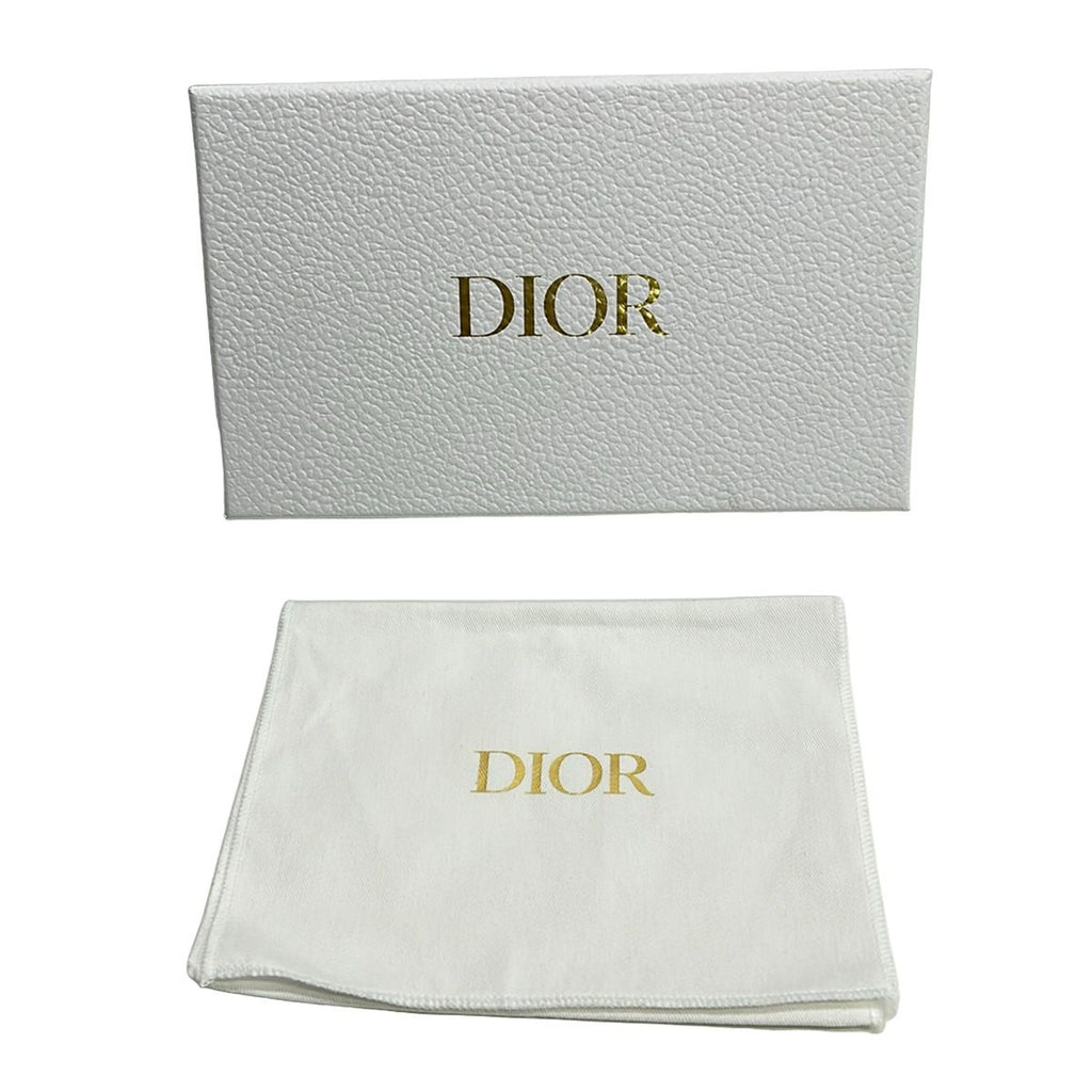Dior Coin Case Lady Purple Leather — view 5