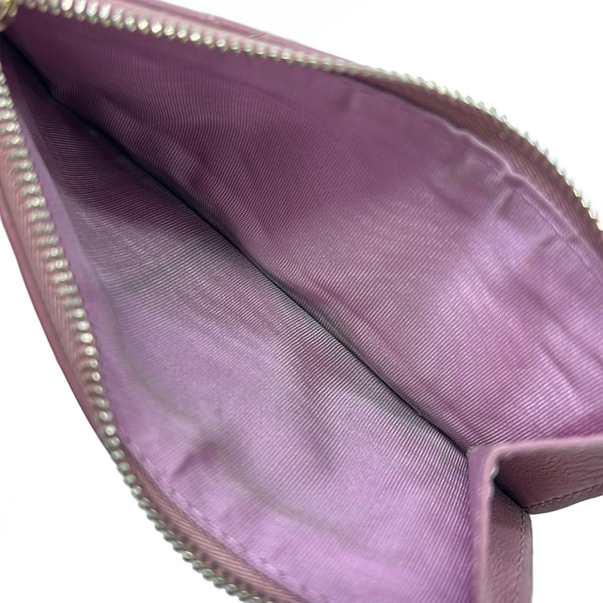 Dior Coin Case Lady Purple Leather — view 3