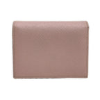 Prada Bifold Wallet Light Pink Leather — view 2