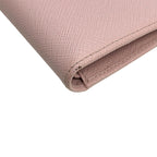 Prada Bifold Wallet Light Pink Leather — view 7