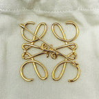 Loewe Brooch Anagram Gold 111.25.020 — view 3