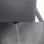 Hermes Halzan 31 Togo Black Silver Shoulder — view 9