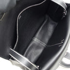 Hermes Halzan 31 Togo Black Silver Shoulder — view 5