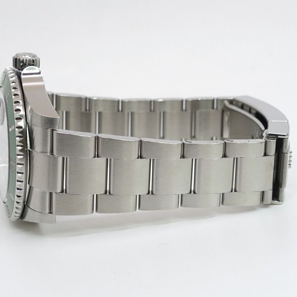 Rolex Submariner Date Watch Green SS Black Dial Automatic Winding — view 4