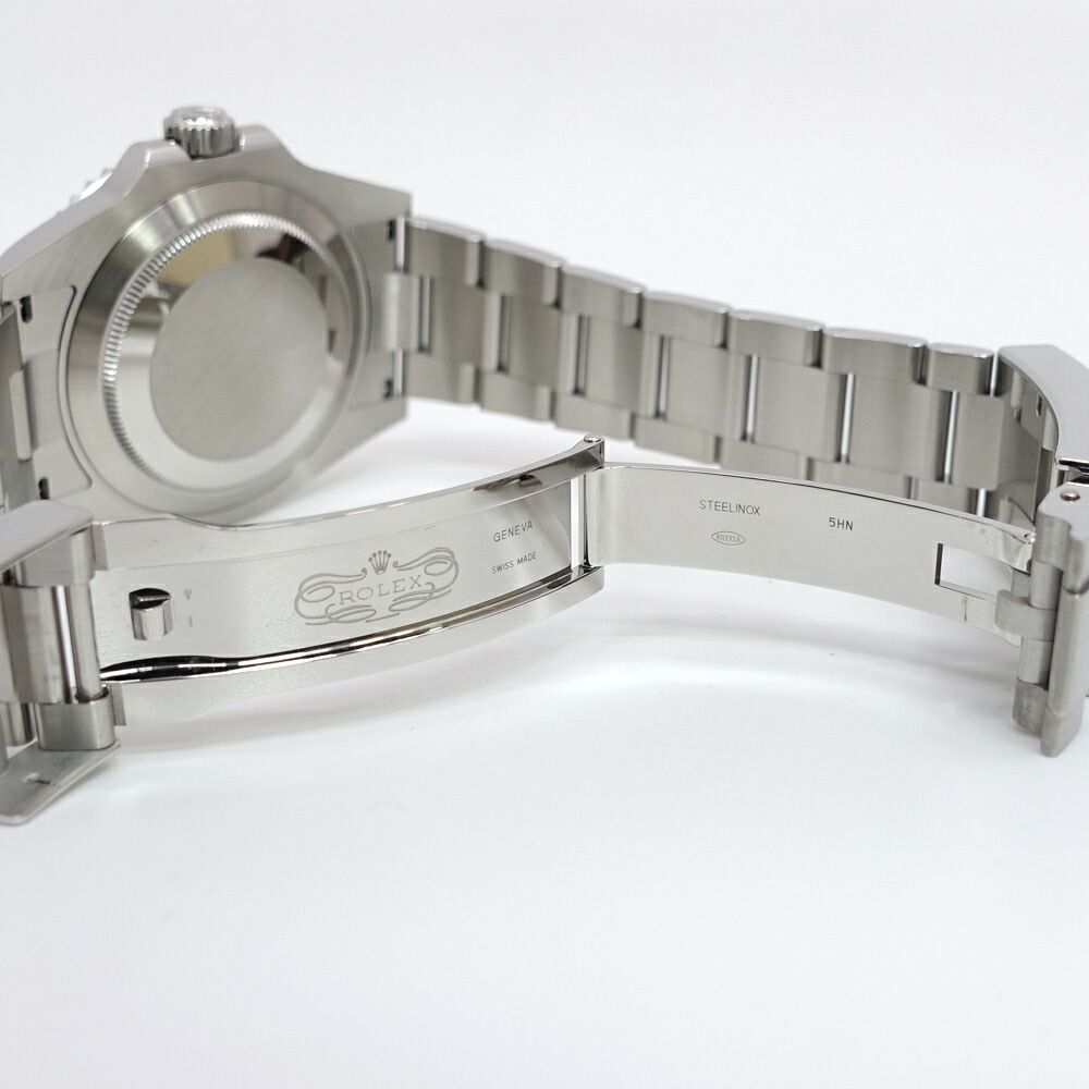Rolex Submariner Date Watch Green SS Black Dial Automatic Winding — view 5