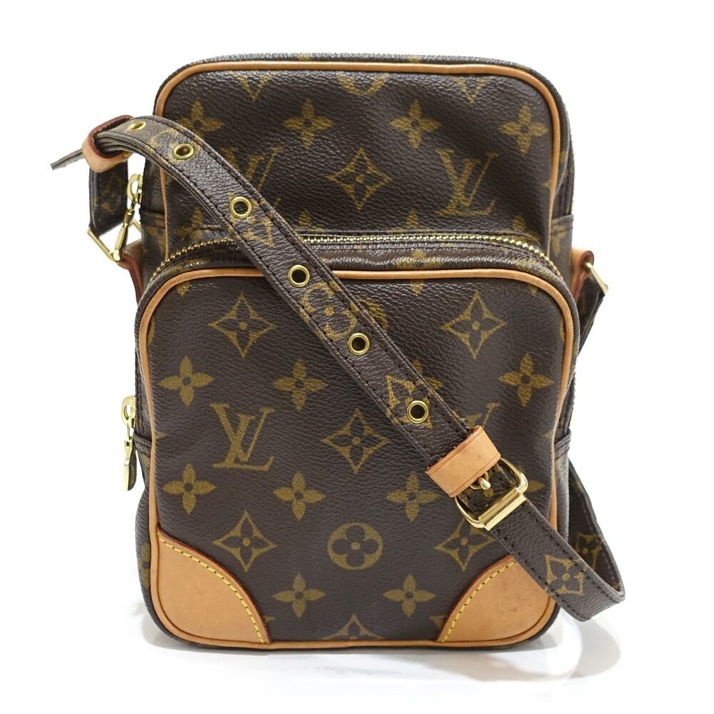 Louis Vuitton Amazon Shoulder Bag Monogram Canvas Gold