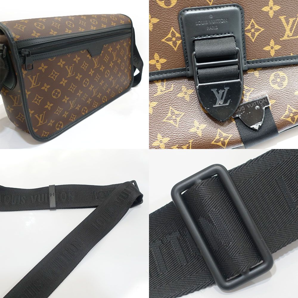 Louis Vuitton Arch Messenger Bag Monogram Masaka Black — view 9