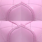 Chanel Quilted Vanity 2-Way Bag Lambskin Pink Green — view 5